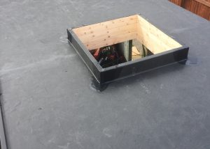 Roof Light on EPDM flat roof Newcastle