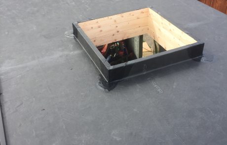 Roof Light on EPDM flat roof Newcastle