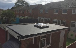 Flat Roofing in Newcastle Extension with Rooflight
